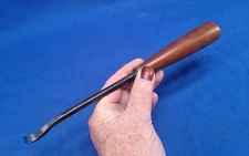 Vintage Buck Brothers No. 21 Sweep Front Bent 3/8" Carving Tool or Chisel