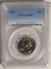 1959 Proof Washington Quarter PCGS PR67