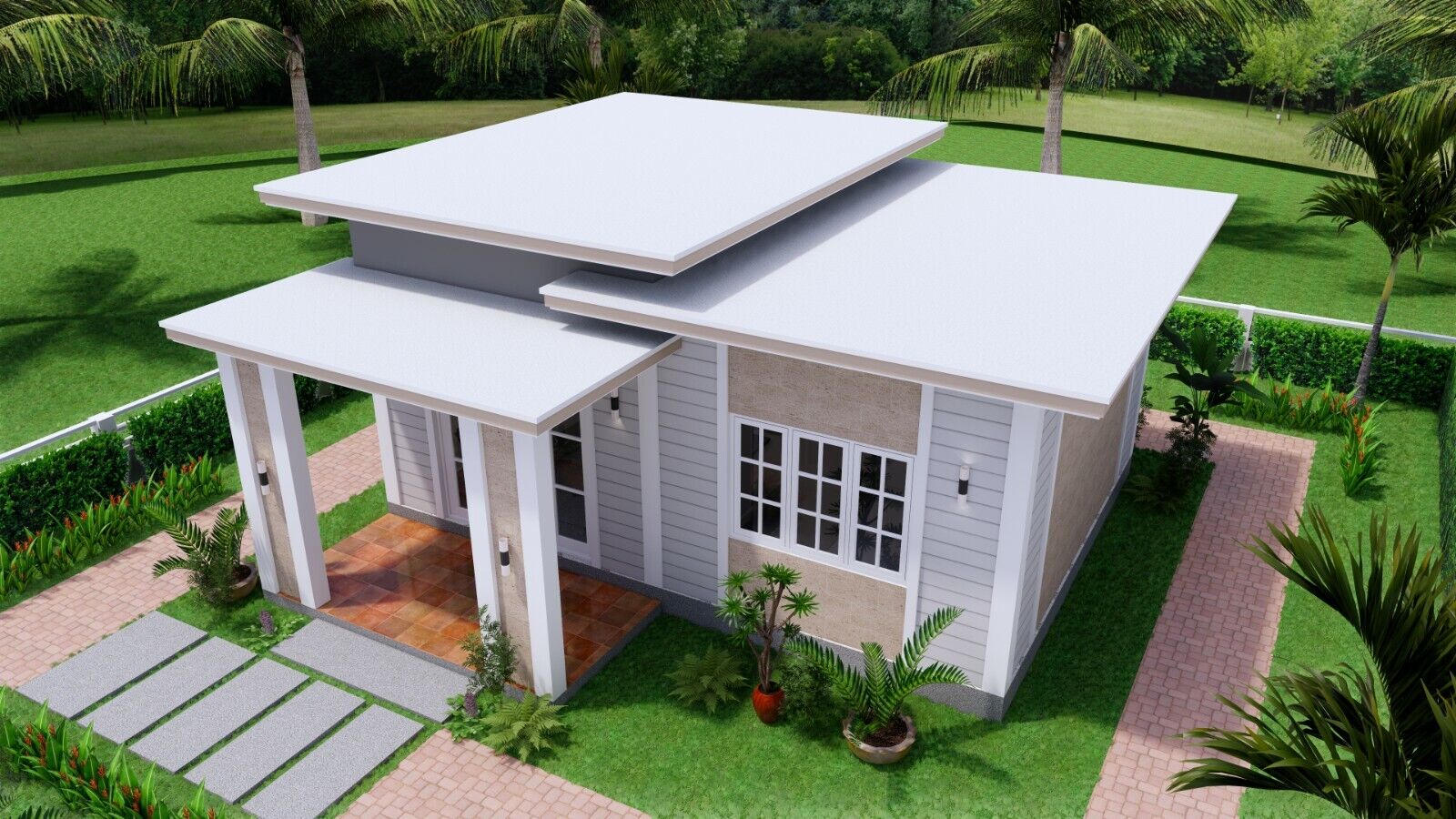 Granny Flat 7x5.2 Meter 1 Bedroom Gable Roof