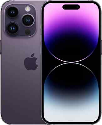 open box Apple iPhone 14 Pro MAX 512gb Deep purple Factory Unlocked