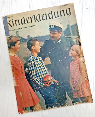 Kinderkleidung Vintage East Germany Fashion Magazine for Kids RARE