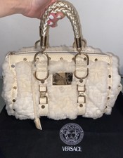 Authentic Gianni Versace Rare “snap Out Of It” Fur Bag Excellent Condition