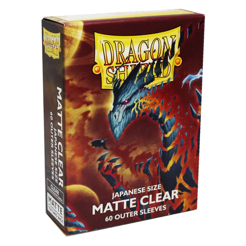 2x Dragon Shield mangas mate - transparente (2x 60 mangas exteriores)