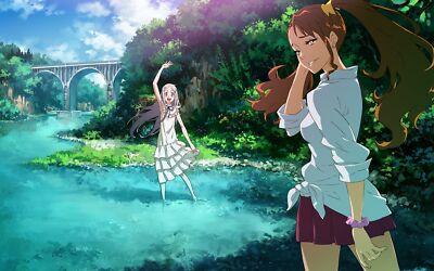 Anime honma meiko ano hi mita hana no namae wo bokutachi CCG Gaming Mat Desk