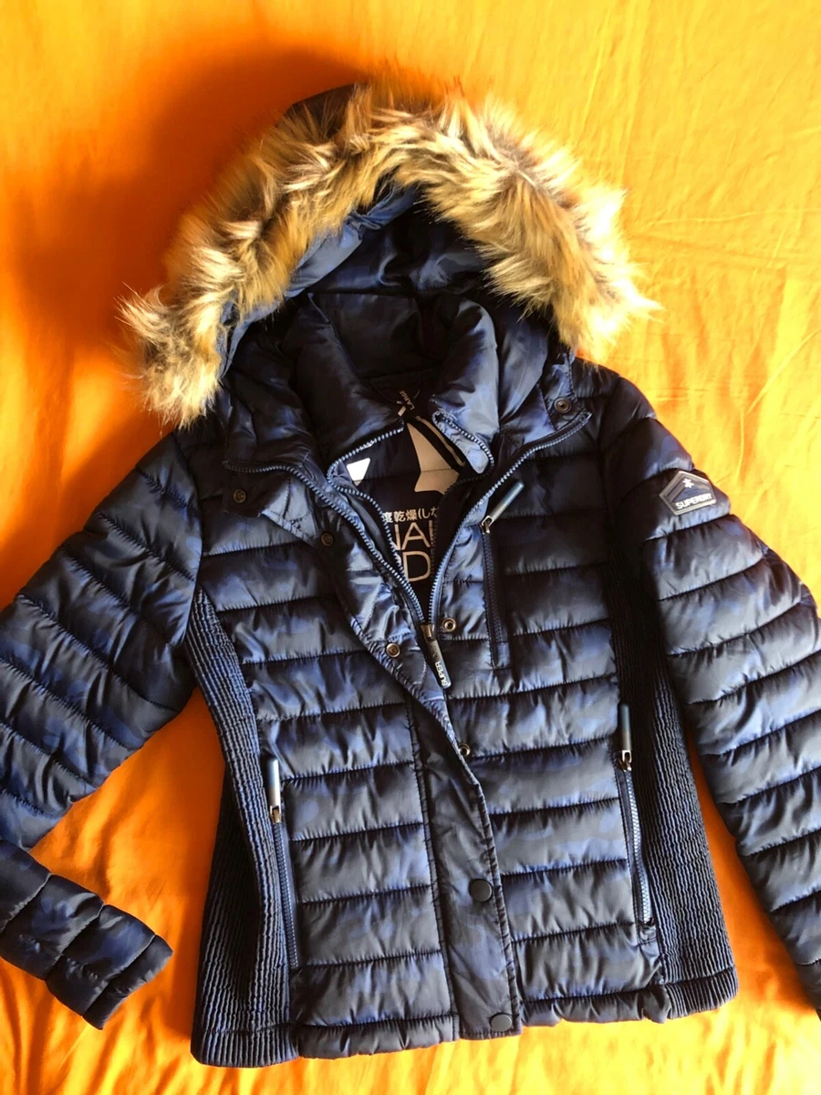 Superdry jacket with fur hood sales