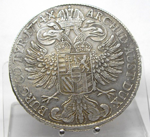 SEHR SELTEN!! 1 Taler 1774 SC, Maria Theresia, Günzburg, Silber - Bild 2 von 3