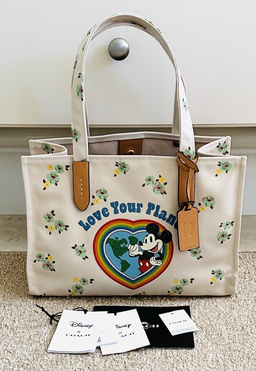 Cargo Tote Bag 26 With Mickey Mouse トート ミッキーマウス COACH® | Disney X Coach Cargo Tote Bag 26 With Mickey Mouse