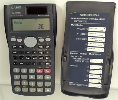 Casio Solar FX-300MS Plus Scientific Calculator S-VPAM - SAT Approved