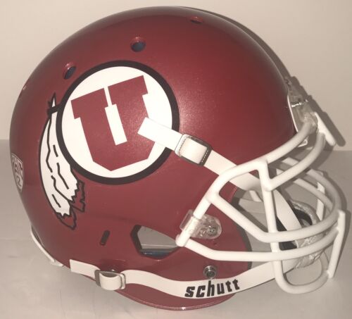 NCAA Utah Utes Schutt AUTHENTIC Full size Football Helmet eBay
