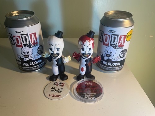 Funko Soda CHASE bloody and common Art The Clown - Terrifier