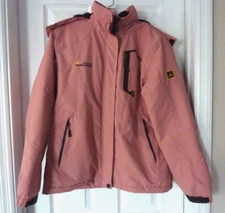 MOERDENG Women's Waterproof Ski Jacket Warm Winter Snow Coat Mountain Size Large