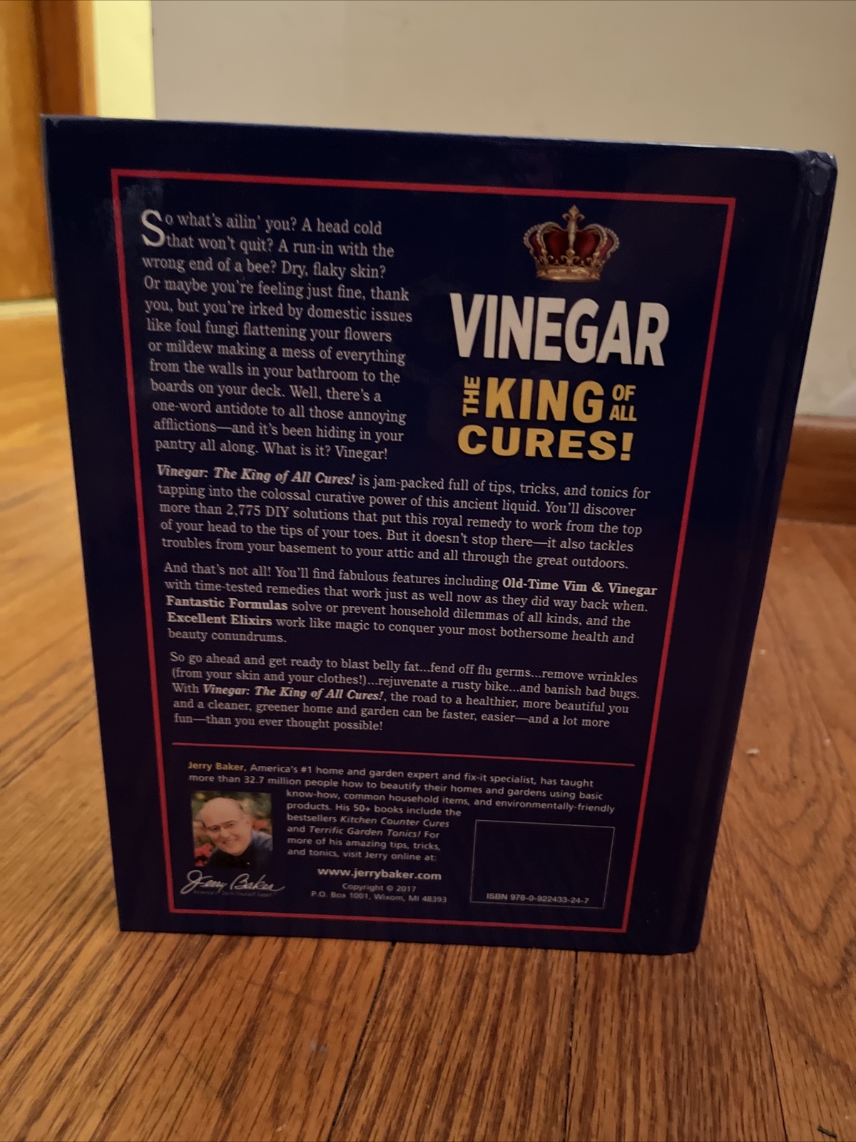 Vinegar The King of All Cures! Jerry Baker Health & Garden Book Remedy