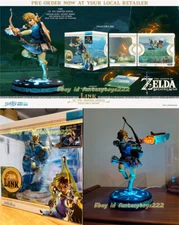 First 4 Figures The Legend of Zelda Breath of The Wild Link 10'' INSTOCK PVC