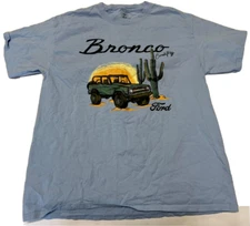 Officially Licensed Ford Bronco Country Short Sleeve Tee Men's Size Large