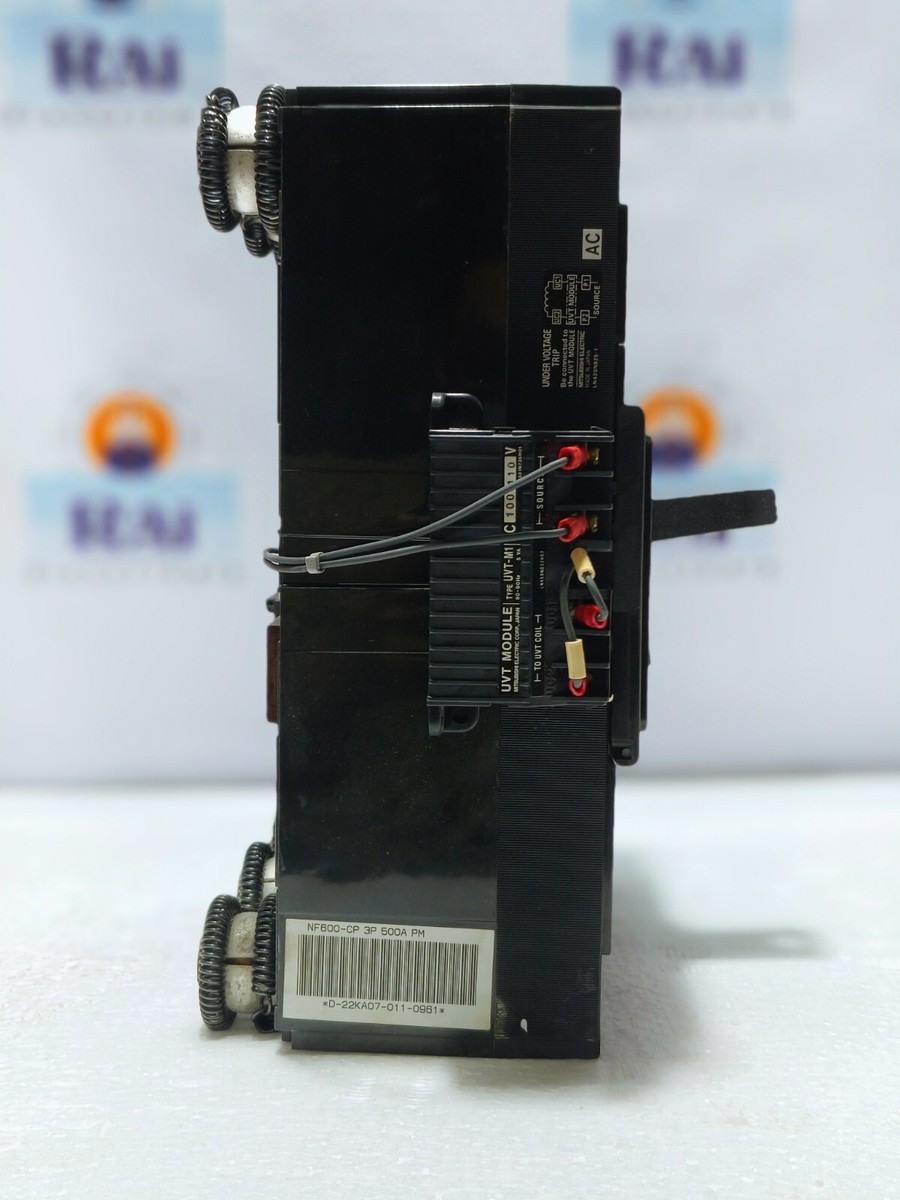 MITSUBISHI NF600-CP 500 Amp. NO-FUSE BREAKER MCCB 3 POLE MITSUBISHI NF600-CP 500 Amp. NO-FUSE BREAKER MCCB 3 POLE