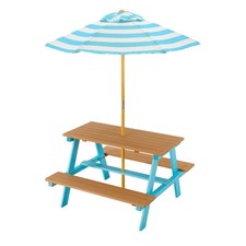 Kids Wooden Picnic Table with