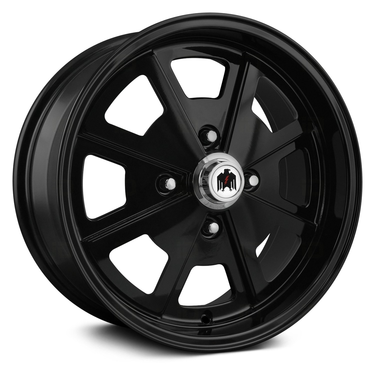 Single Ribbed Rader Wheels Klassik Rader 914 PORSCHE Wheel 17x7 (40, 4x130, 80.9) Black Single Rim ...