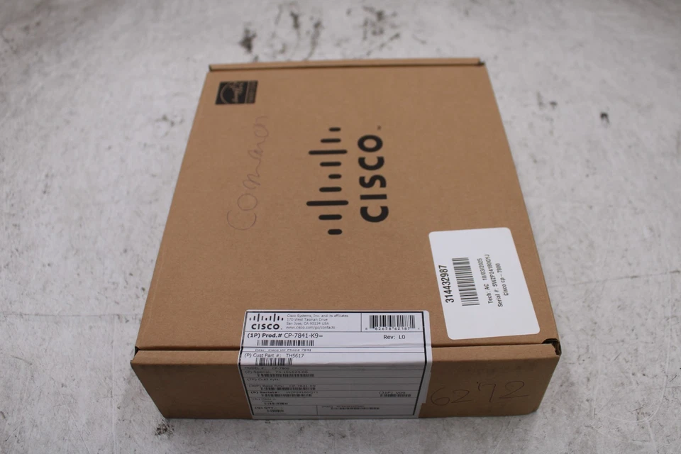 New Sealed Cisco CP-7841-K9 7800 Series VoIP IP Office Phone - Image 3 of 4