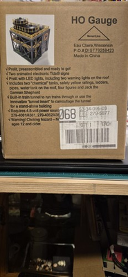 #ad Menards HO Scale Tide Soap Factory $72.50