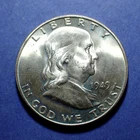 1949-D Franklin Half  Near Ch. BU  Looks FBL