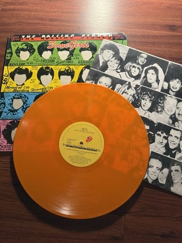 THE ROLLING STONES SOME GIRLS (ORANGE) RARE! 1978 LP VINYL ALBUM