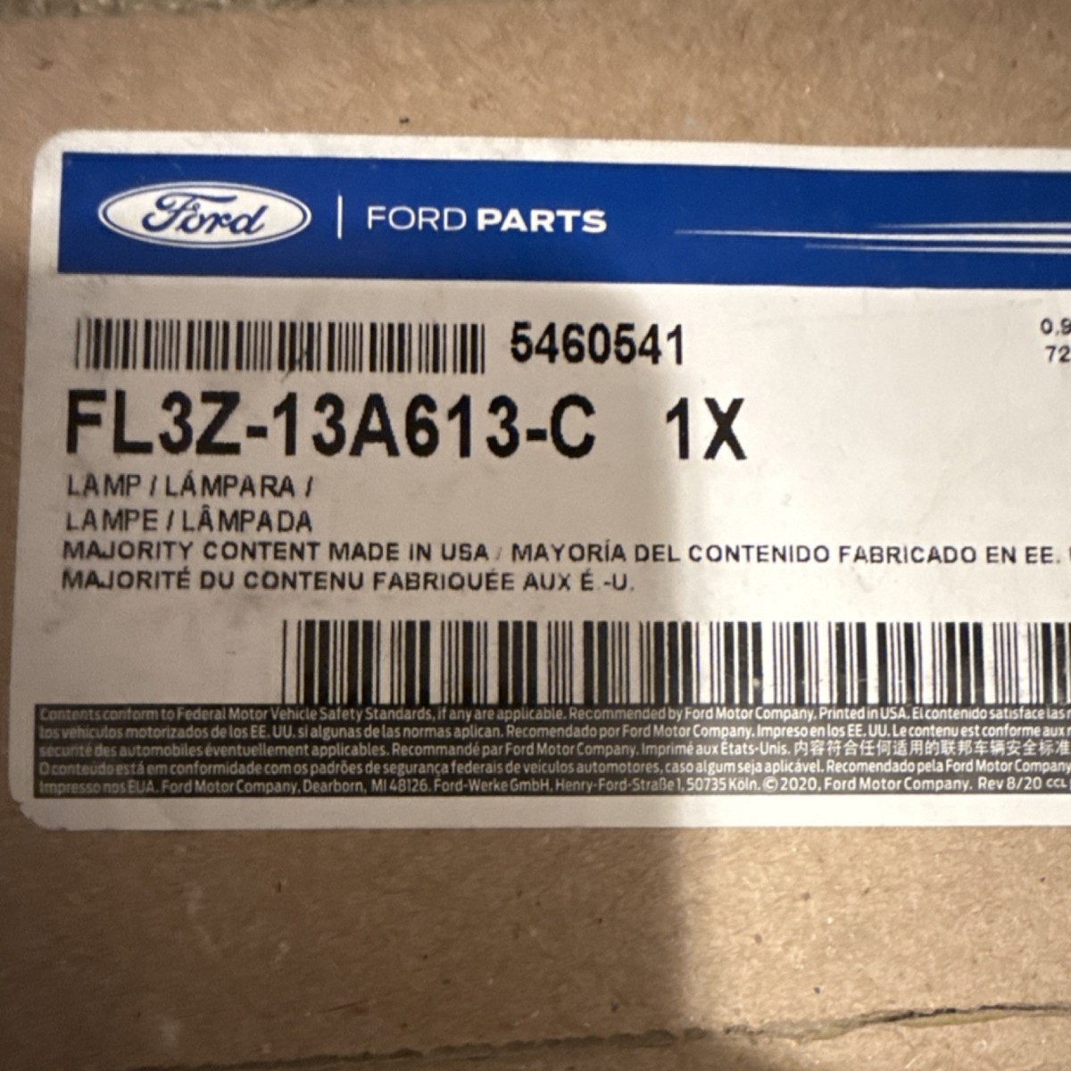 陽炎座 Genuine Ford Center High Mount Stop Light NL3Z-13A613-A for sale