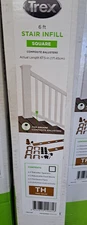 TREX TRANSCEND TREE HOUSE 6' FT ( 67.5") STAIR INFILL KIT FOR SQUARE BALUSTERS