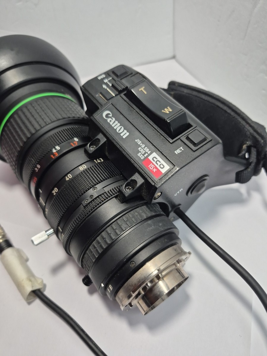 Canon J15x9.5B4 KRS II SX6 CCD 15x Zoom Lens - TESTED - | eBay
