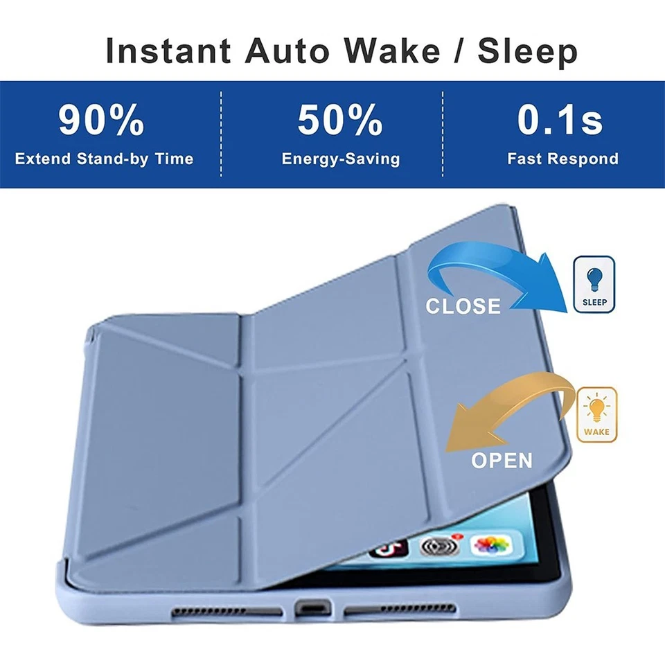 Coque + Verre Trempé pour iPad 10 iPad A16 iPad Air 10,9/11 M2/M3 Pro 11" 2018 - Photo 4/4