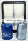 FILTER KIT to suit KIA SORENTO 2.5L TURBO DIESEL CRDi AIR OIL FUEL BL D4CB6