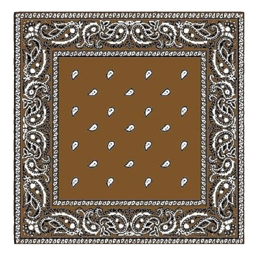 Marrom 100% algodão Cachecóis para Homens