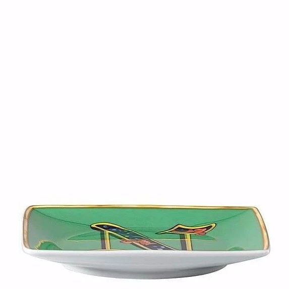 Versace Rosenthal Holiday Alphabet Flat Bowl - Thumbnail 2