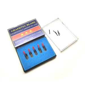 10Pcs HQ Graphtec CB09 Blades Vinyl Cutter Cutting Plotter 30° 45° 60°