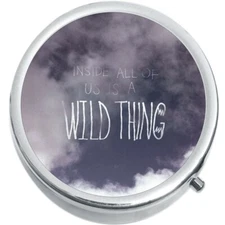 Wild Thing Medicine Vitamin Compact Pill Box