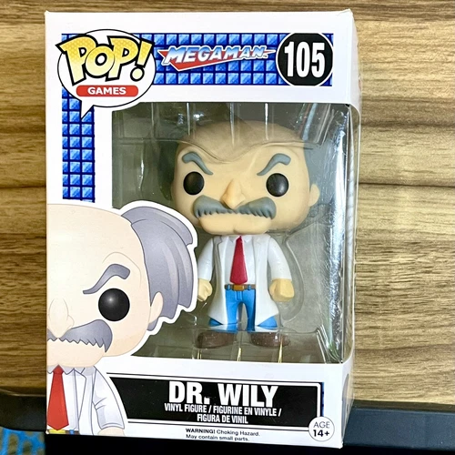 Mega Man Dr. Wily Funko Pop! #105 Games Vinyl Figure Brand New