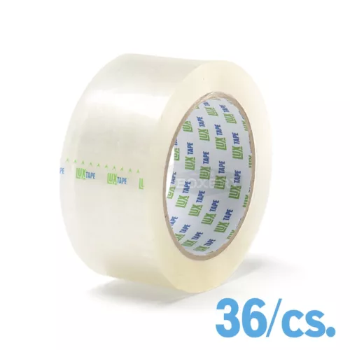 lux® packing tape 2'' x 55yds 36/cs clear image 1