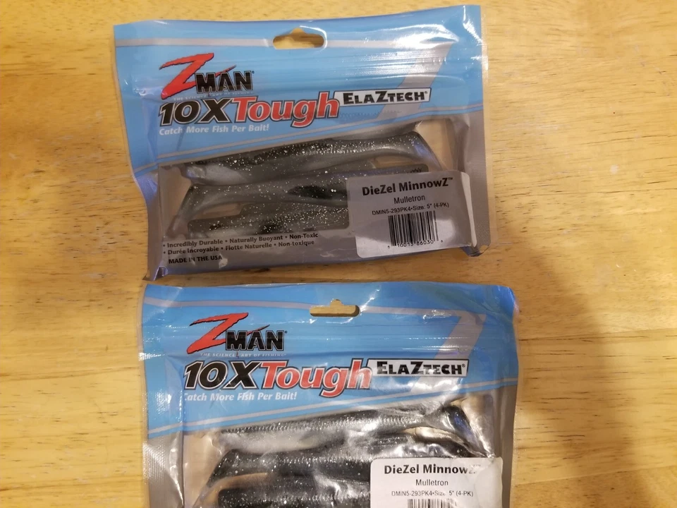 Z-Man DieZel MinnowZ & Finesse ShadZ - 多种和散装大量软塑料 — 第 2/4 张图片