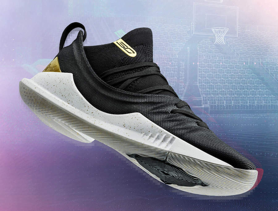 Under Armour UA Curry 5 | GS Size 5Y/Women's 6.5 | Championship Pack 3020741-001 image 3