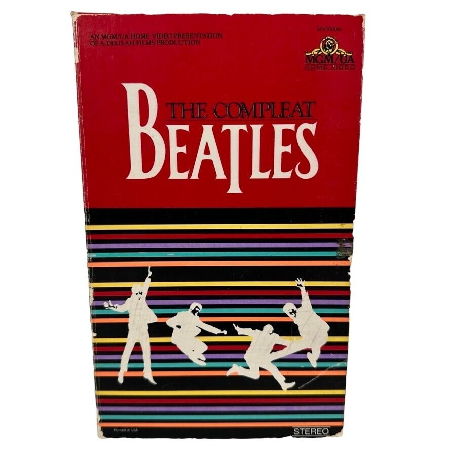 The Compleat Beatles VHS ビデオテープ、ビートルズ希少 The COMPLEAT BEATLES VHS Rockumentary Tape Big Box 1982 | eBay