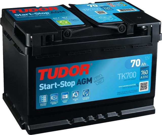 Аккумулятор tudor agm