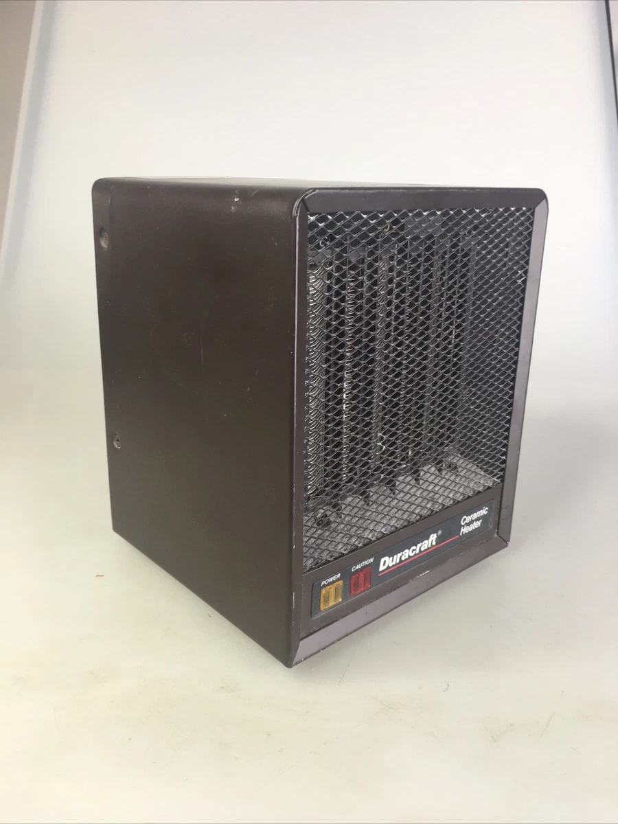 DuraCraft Portable Ceramic Heater 1500W CZ-306 Temperature Selector Fan  120V | eBay