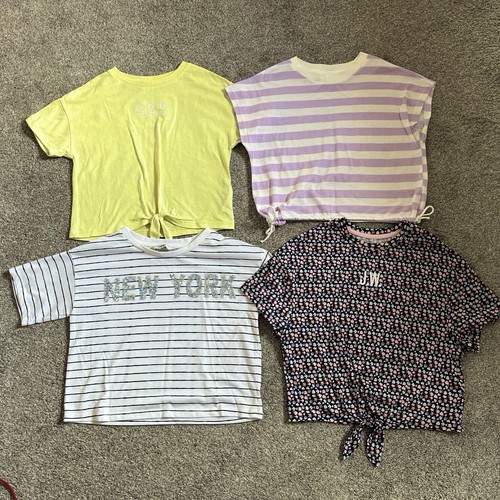 Girls Tshirt Top Bundle 8910 H&M Jack Wills M&S cropped eBay