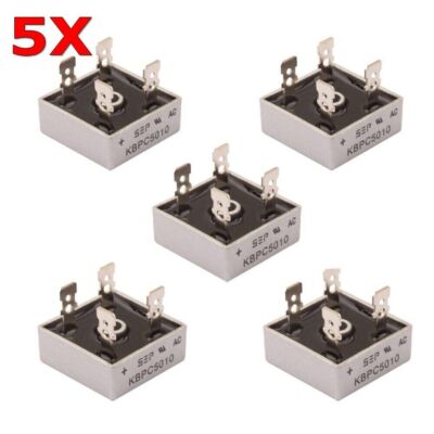 5Pcs 1000V 50A     Single Phase Diode Bridge   KBPC5010 5X #D7