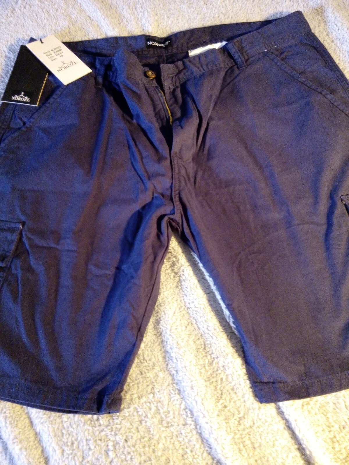 BNWOT NOROZE NAVY BLUE SHORTS 40" WAIST