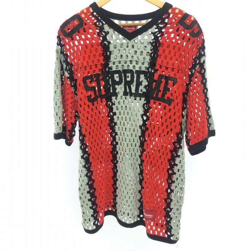 Supreme Crochet Football Jersey Red Size M | eBay Supreme Crochet Football Jersey Red Size M | eBay
