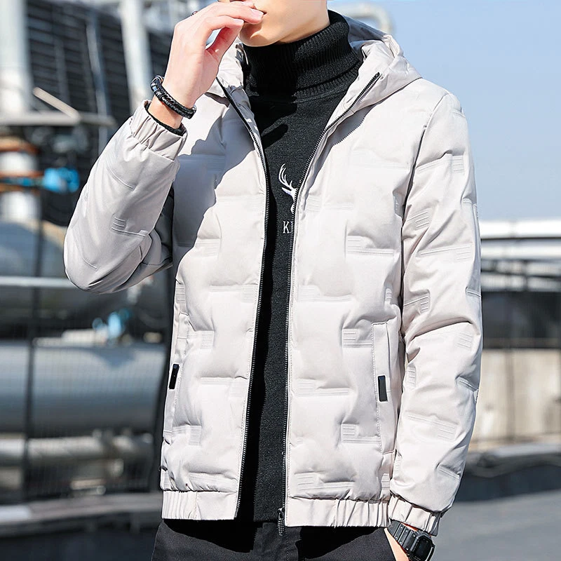 Men s Winter Hooded Coat Down Jacket Warm Thick Puffer Jacket