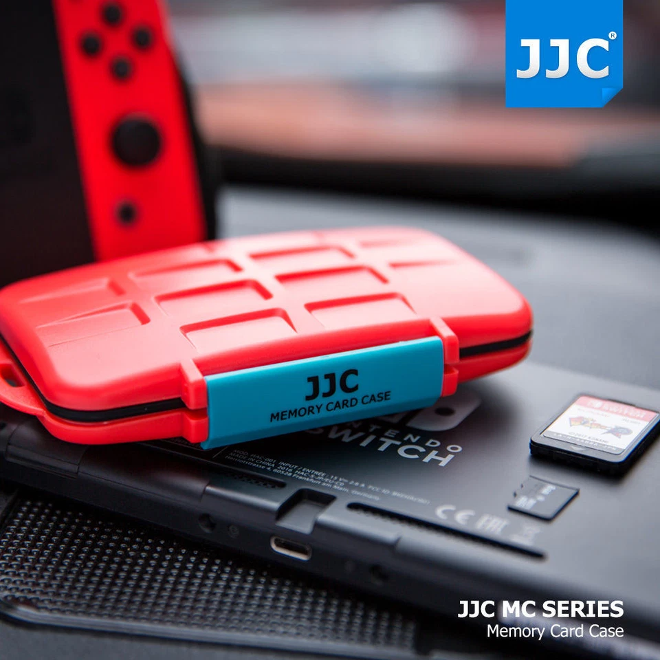 JJC Memory Card Case Hard Holder for Nintendo Switch Game Card*8+Micro SD Card*8 - Image 2 of 4