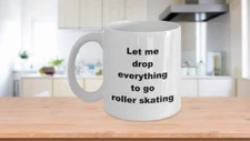Java Cups For Fun Roller Skates Means Life Stakes Blading Coffee Mug Drop Everyt