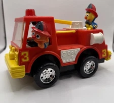 Vintage  Fire Rescue Truck Jim Henson Productions Bert & Ernie Tyco Display Only