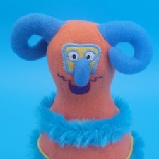 Melissa  Doug Monster Bowling Pin Plush Stuffed Animal Toy Orange And Blue